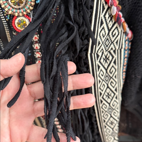 Byron Lars Black Textured Jacket and skirt set - Picture 5 of 5